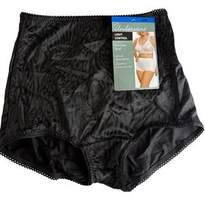 Underscore Light Control Brief Everyday Shaping Panties Black Zebra Underwear XL